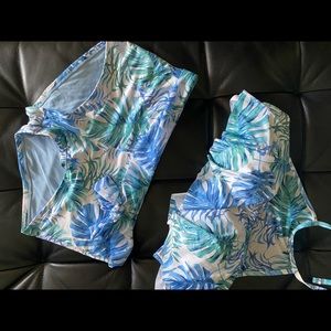 La Vie en Rose Aqua 2 Piece Bathing Suit